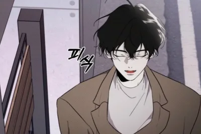 Manhwa BL The Evolution of Species ตอนที่ 34: ฉากแอ็กชันสุดตื่นตาตื่นใจกำลังจะเกิดขึ้น